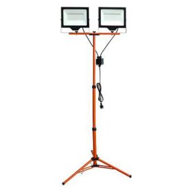   LED Reflektor 2x 50W 4500K Semleges + Dupla Állvány IP65 Készlet Mola Masterled