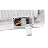 LED Reflektor Halogén Spotlámpa 50W 5000lm 4500K Semleges Mozgásérzékelővel 120° IP65 Fehér Linga Masterled