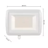 LED Reflektor Halogén 100W 10000lm 4500K Semleges 120° IP65 Fehér Linga Masterled