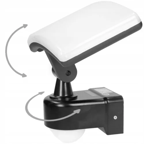 LED Reflektor Halogén Spotlámpa 30W 2200lm 4000K Semleges Mozgásérzékelővel 120° IP65 Fekete Melio Masterled