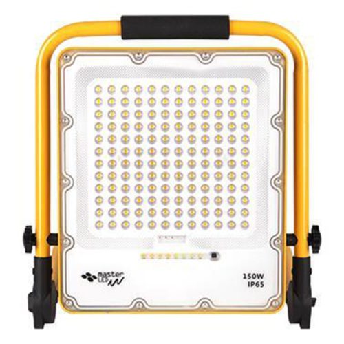 LED Reflektor Halogén Spotlámpa 150W 2000lm 4500K Semleges Hordozható 120° IP65 Fekete Sárga Siga Masterled