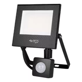  LED Reflektor Halogén 30W 2400lm 4500K Semleges Mozgásérzékelővel 120° IP65 Fekete Tiga Masterled