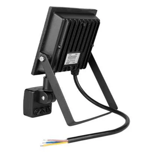 LED Reflektor Halogén 30W 2400lm 4500K Semleges Mozgásérzékelővel 120° IP65 Fekete Tiga Masterled