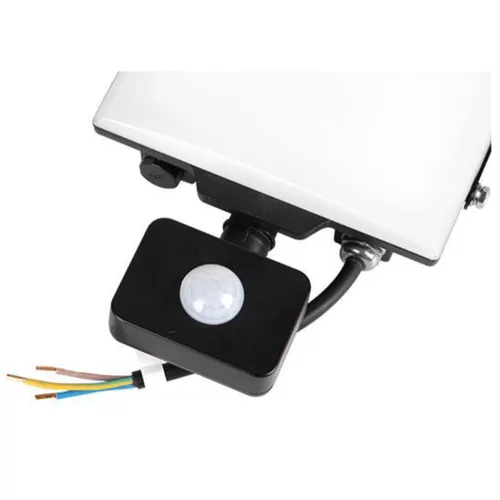 LED Reflektor Halogén 30W 2700lm 4500K Semleges Mozgásérzékelővel 120° IP65 Fekete Ultron Masterled