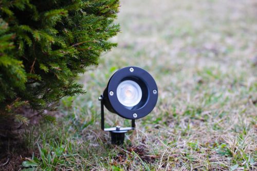 Kerti LED REFLECTOR lámpa tüske 30 cm-es kábellel GU10-hez