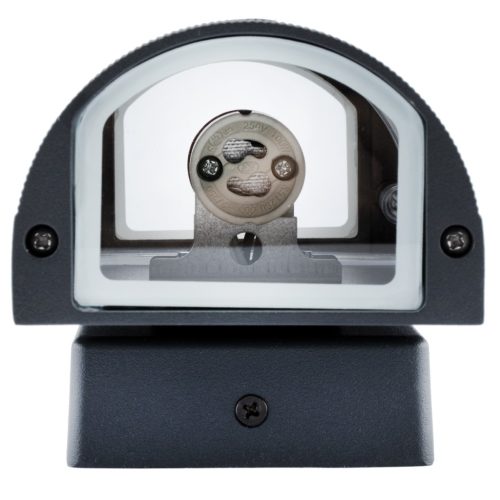 HANA LED  kerti oldalfali lámpa 2x GU10 fekete IP54