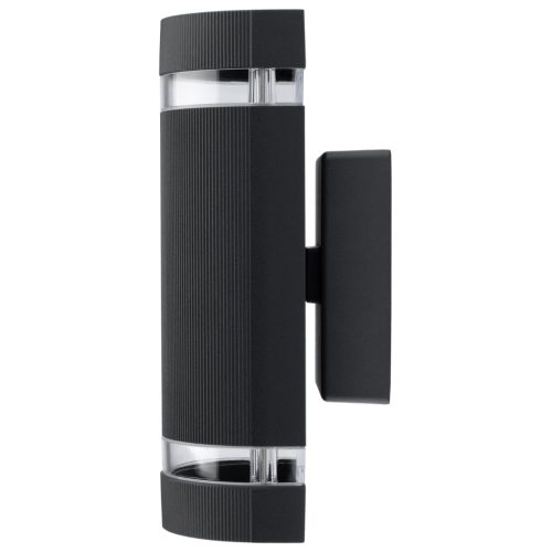 HANA LED  kerti oldalfali lámpa 2x GU10 fekete IP54