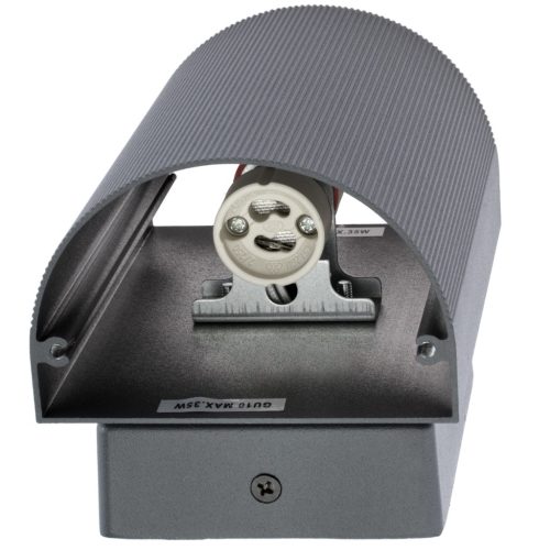 HANA LED  kerti oldalfali lámpa 2x GU10 fekete IP54