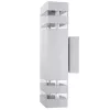 Dupla felső és alsó kerti fali lámpa INEZ DUO LED 2x GU10 ALUMÍNIUM ezüst IP54