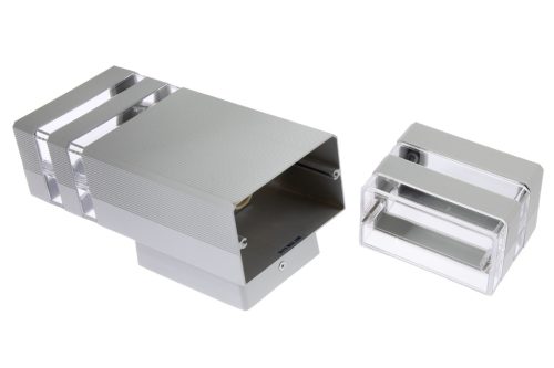 Dupla felső és alsó kerti fali lámpa INEZ DUO LED 2x GU10 ALUMÍNIUM ezüst IP54