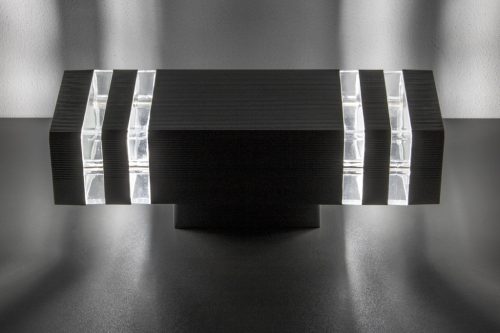 Double Elevation Kerti fali lámpa INEZ DUO LED 2xGU10 ALUMÍNIUM Fekete IP54