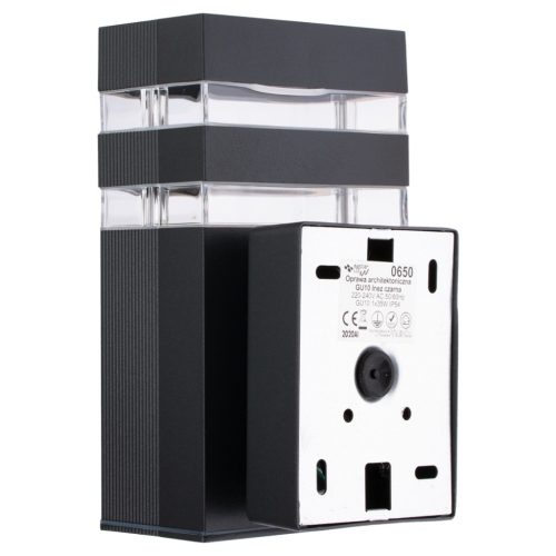 INEZ Sötétszürke homlokzati kerti fali lámpa GU10 ALUMÍNIUM IP54