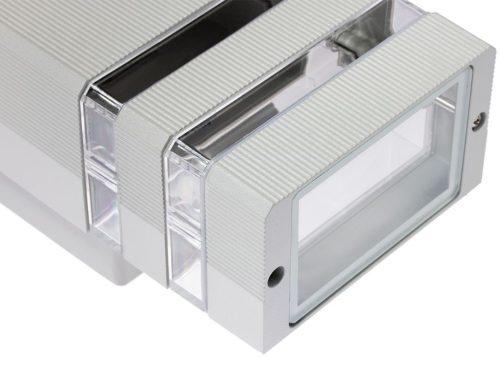 INEZ Szürke homlokzati kerti fali lámpa GU10 ALUMÍNIUM IP54