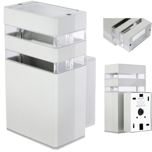 INEZ Szürke homlokzati kerti fali lámpa GU10 ALUMÍNIUM IP54