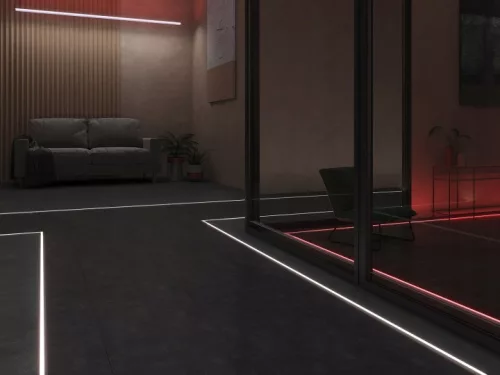 Profil LED szalagokhoz eloxált 1m GK Masterled