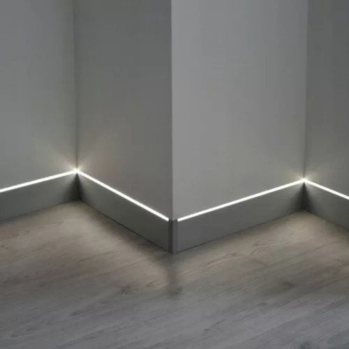 Profil LED szalagokhoz eloxált fekete 2m GK Masterled