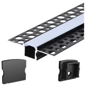 LED szalag profil, tejfehér alumínium, 2m GK Masterled