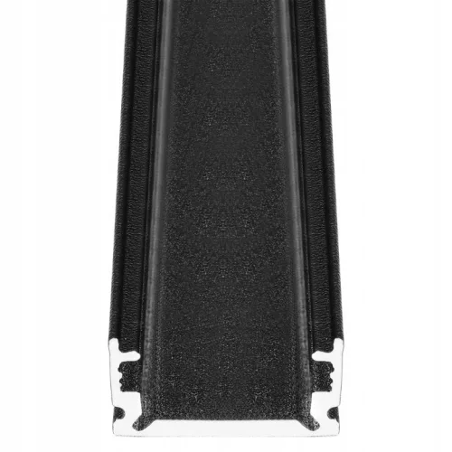 Profil LED szalagokhoz Fekete eloxált 1m Masterled