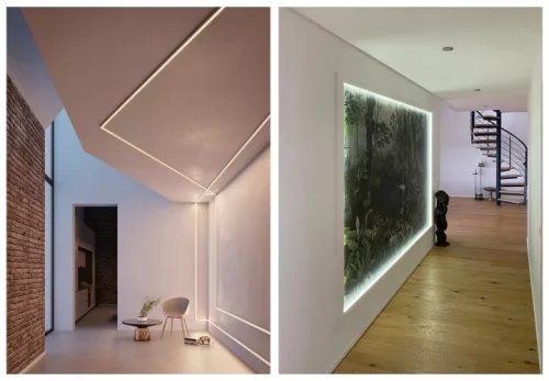 LED szalag profil, ezüst eloxált alumínium, 2m Slim Masterled