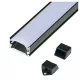LED szalag profil, eloxált alumínium, tejfehér, 2m Slim Masterled