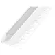 Profil LED szalagokhoz csempékhez PVC fehér átlátszó süllyesztett 2m Masterled