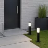LED Kerti Álló Lámpa Kültéri Oszlop E27 Fekete IP44 Manila 45cm Masterled