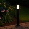 LED Kerti Álló Lámpa Kültéri Oszlop E27 Fekete IP44 Manila 80cm Masterled