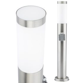   Kültéri kerti lámpa E27 SILVER POSTA 65cm 230V-os foglalattal