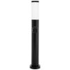 Kültéri kerti lámpa E27 BLACK POST 65cm 230V-os aljzattal