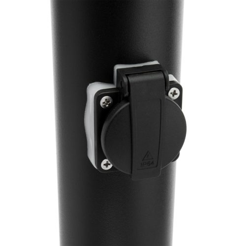 Kültéri kerti lámpa E27 BLACK POST 65cm 230V-os aljzattal