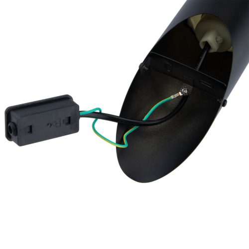 E27 Elevation Kerti fali lámpa, SZÖGGETT OSZP, Fekete cső