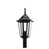 LED Kerti Lámpa Álló Kültéri Lámpás E27 Fekete IP44 Victoria 1m Masterled