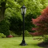 LED Kerti Lámpa Álló Kültéri Lámpás E27 Fekete IP44 Victoria 1m Masterled