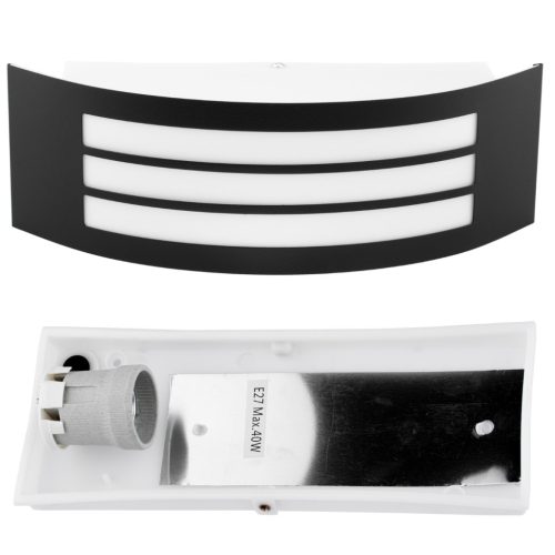 Kerti fali lámpa, emelvény, kültéri lámpa E27 IP44 DORIS