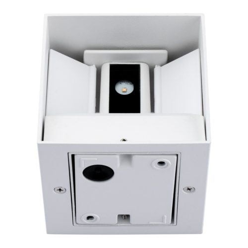 LED kerti fali lámpa kültéri homlokzati lámpa 2x3W 4000K fel és le állítható fehér