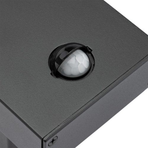 Kültéri kerti fali lámpa LED 12W 4000K IP54 mozgás- és szürkületérzékelővel