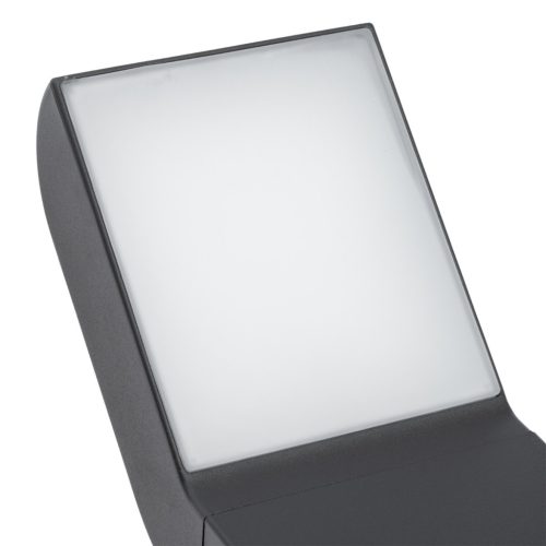 Kültéri kerti fali lámpa LED 12W 4000K IP54 mozgás- és szürkületérzékelővel