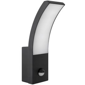   Kerti fali lámpa kültéri LED lámpa 9W 4000K IP54 mozgás- és szürkületérzékelővel