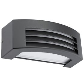   Kerti fali lámpa, emelvény, kültéri lámpa E27, sötétszürke IP54