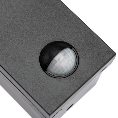 Kültéri kerti fali lámpa LED 10W 4000K IP54 mozgás- és szürkületérzékelővel