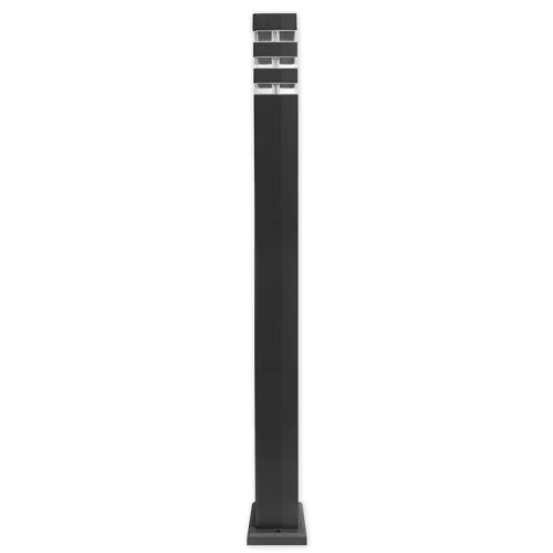 LED Kerti Álló Lámpa Kültéri Oszlopfény GU10 Szürke IP44 Malibu 80cm Masterled