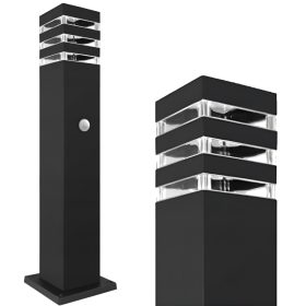   Kerti lámpa kültéri oszlopon álló LED E27 60cm + mozgásérzékelő