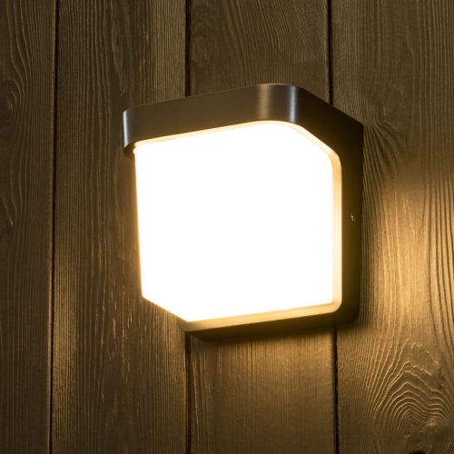 Kerti fali lámpa E27 Elevation BLACK Square CORGI