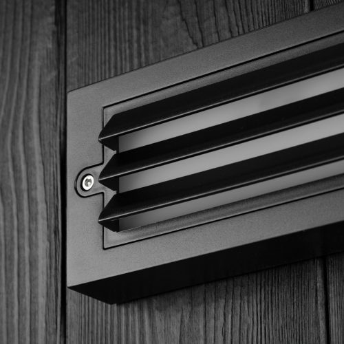 Kerti fali lámpa emelő LED fali lámpa 6W BLACK POLA