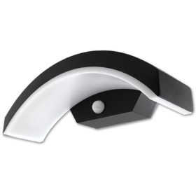   Kerti fali lámpa Elevation LED fali lámpa 9W mozgás- és szürkületérzékelővel Fekete BELLA