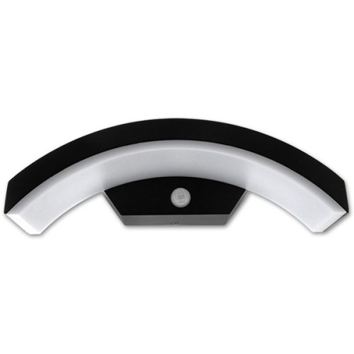 Kerti fali lámpa Elevation LED fali lámpa 9W mozgás- és szürkületérzékelővel Fekete BELLA