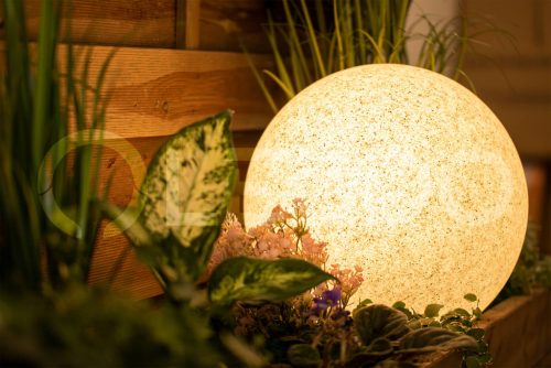 Kültéri kerti lámpa 230V E27 BULLET 40cm Stone