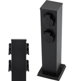 Kültéri álló kerti oszlop 230V 40cm ONTARIO 4x konnektor