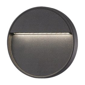   Kerti lámpa LED emelő fali lámpa SANTIEGO 4W IP54 4000K kerek