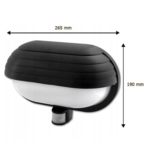 FRODA kerti fali lámpa E27 IP44 PIR érzékelővel Fehér